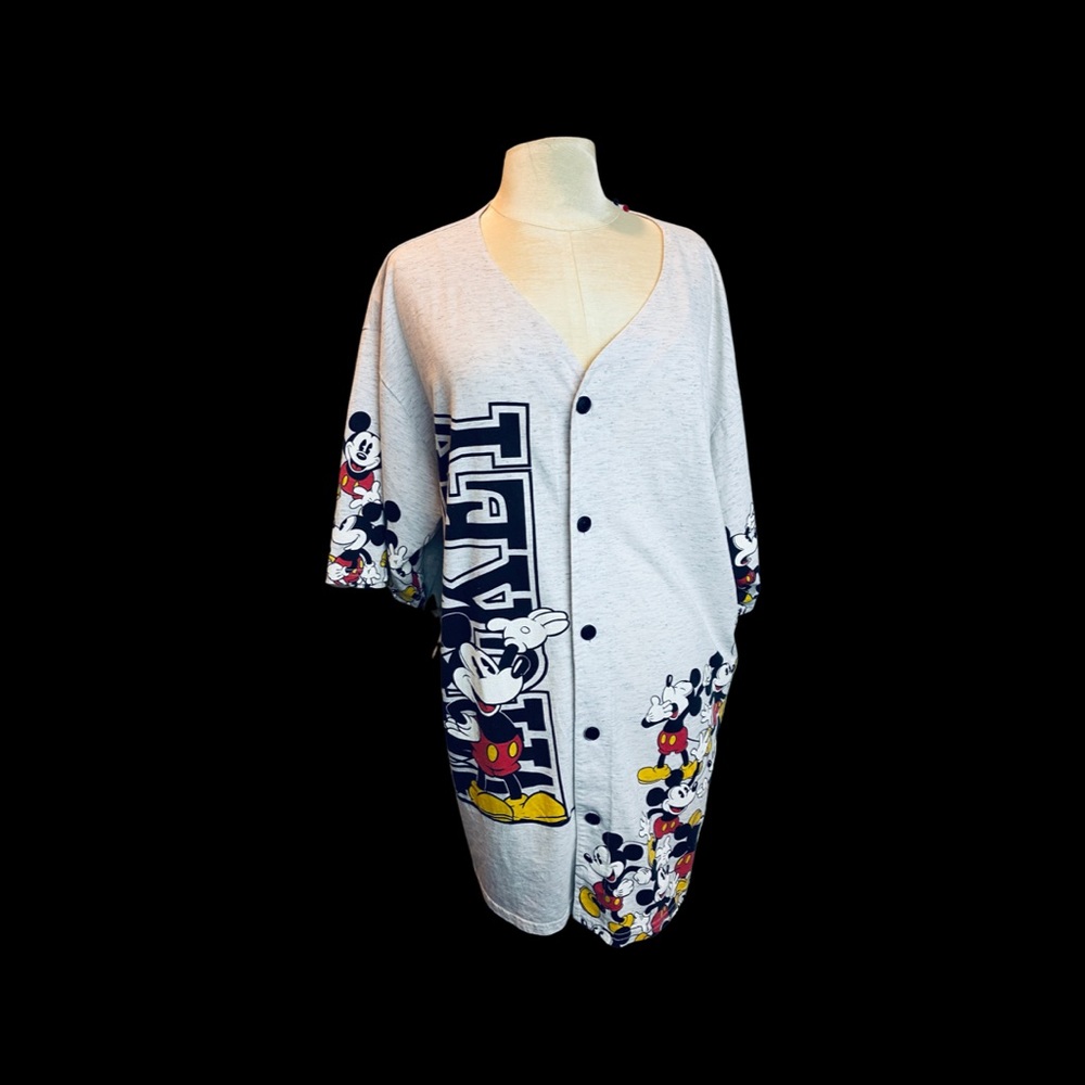 Vintage Single stitch Mickey Button up